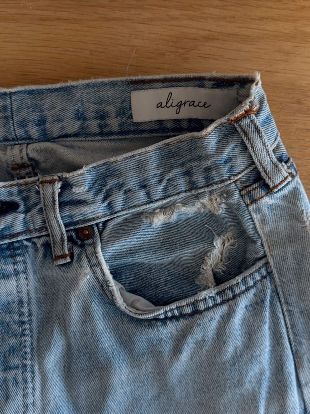 AliGrace Vintage Brigette Jeans in Light